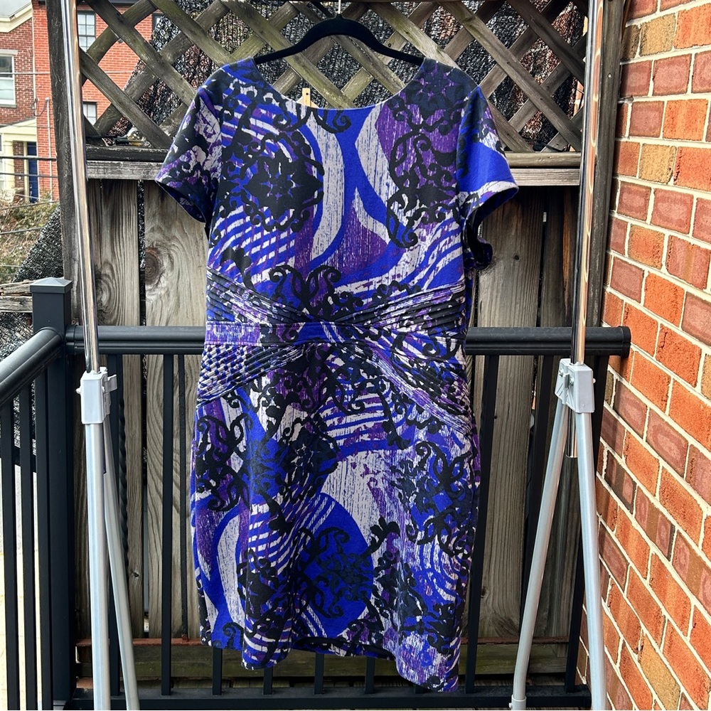 Ellen Tracy Ponte Plus Dress 18W